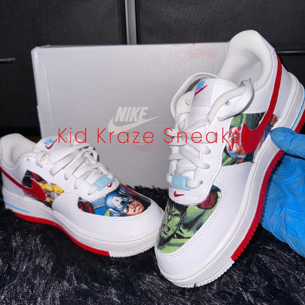 Kids customized  Nike Air Force 1